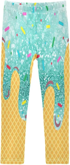 Dussdil Girl's Leggings Pant for Kids Toddler Girls Sweatpants Legging Pants Ballet Tights Trousers 4 6 8 10T