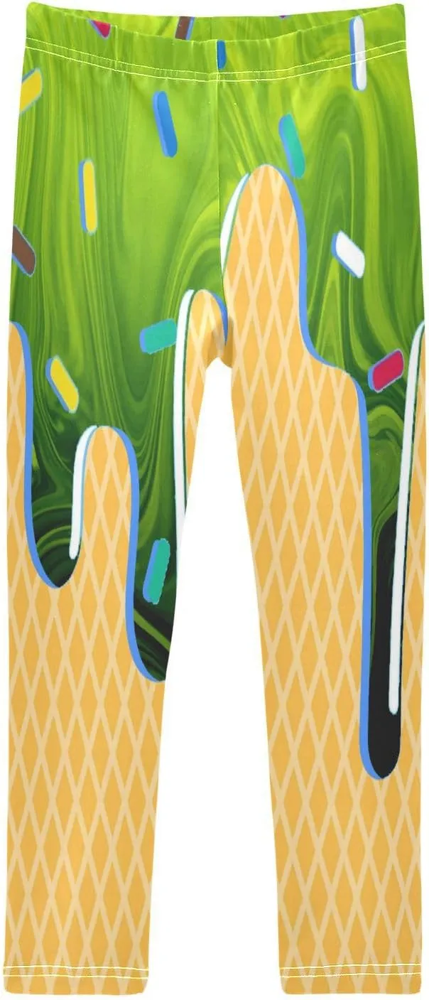 Dussdil Girl's Leggings Pant for Kids Toddler Girls Sweatpants Legging Pants Ballet Tights Trousers 4 6 8 10T