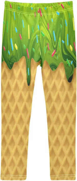 Dussdil Girl's Leggings Pant for Kids Toddler Girls Sweatpants Legging Pants Ballet Tights Trousers 4 6 8 10T