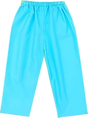 Kids Waterproof Rain Pants Solid Insulated Mud Dirty Proof Elastic Trousers Boys Girls Casual Lightweight Rainwear