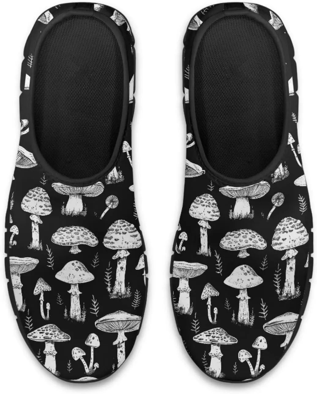 Mushroom Shoes for Women Slip On Casual Walking Sneakers Breathable Lightweight Athletic Running Shoes Mesh Non Slip Gym Workout Shoes