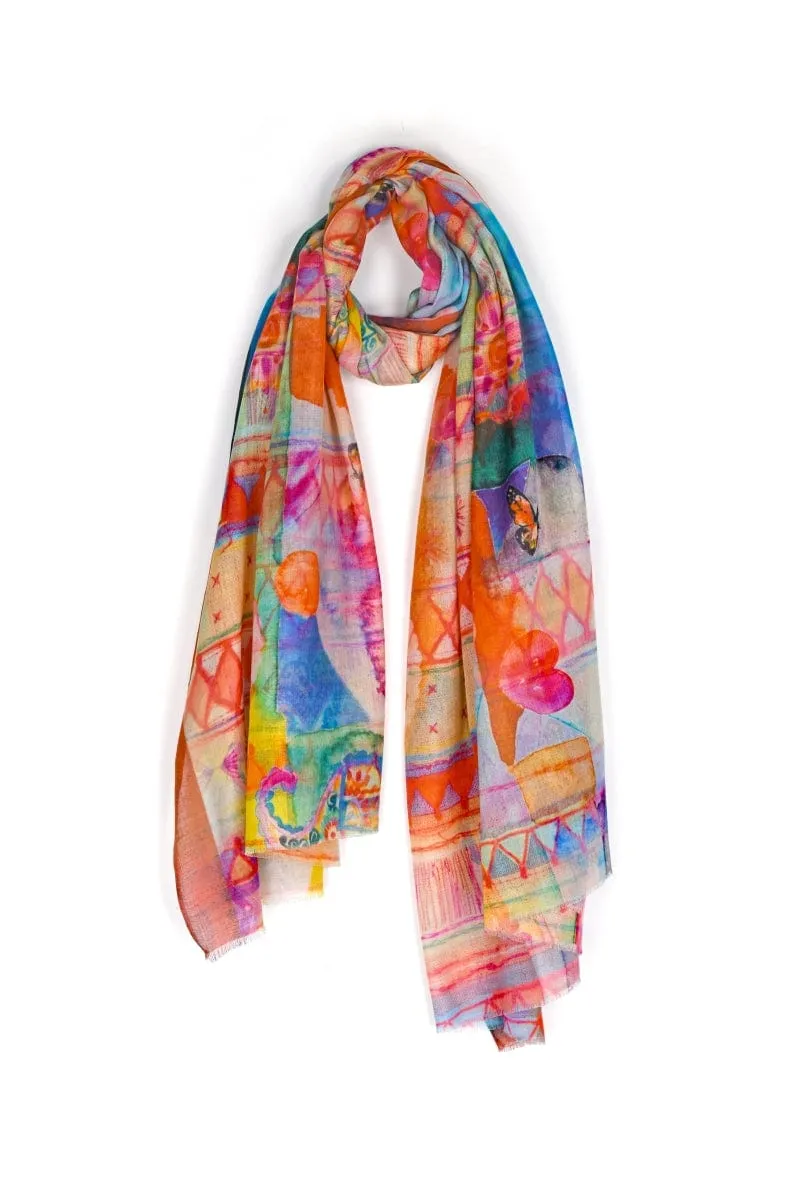 Paisley City Cotton Modal Scarf