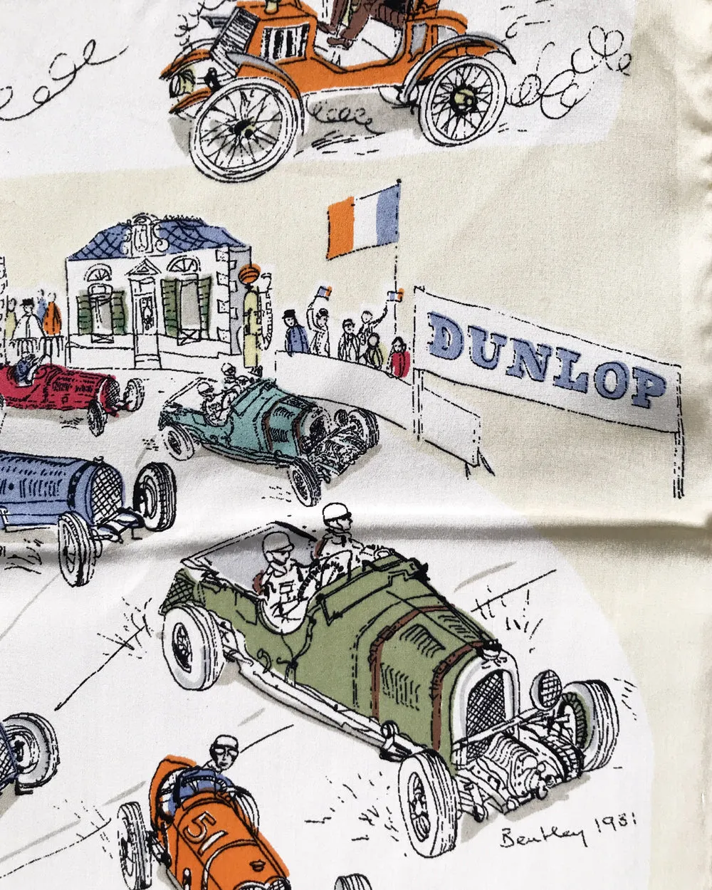 "Grand Prix" 1950's Period Scarf by Jacqmar