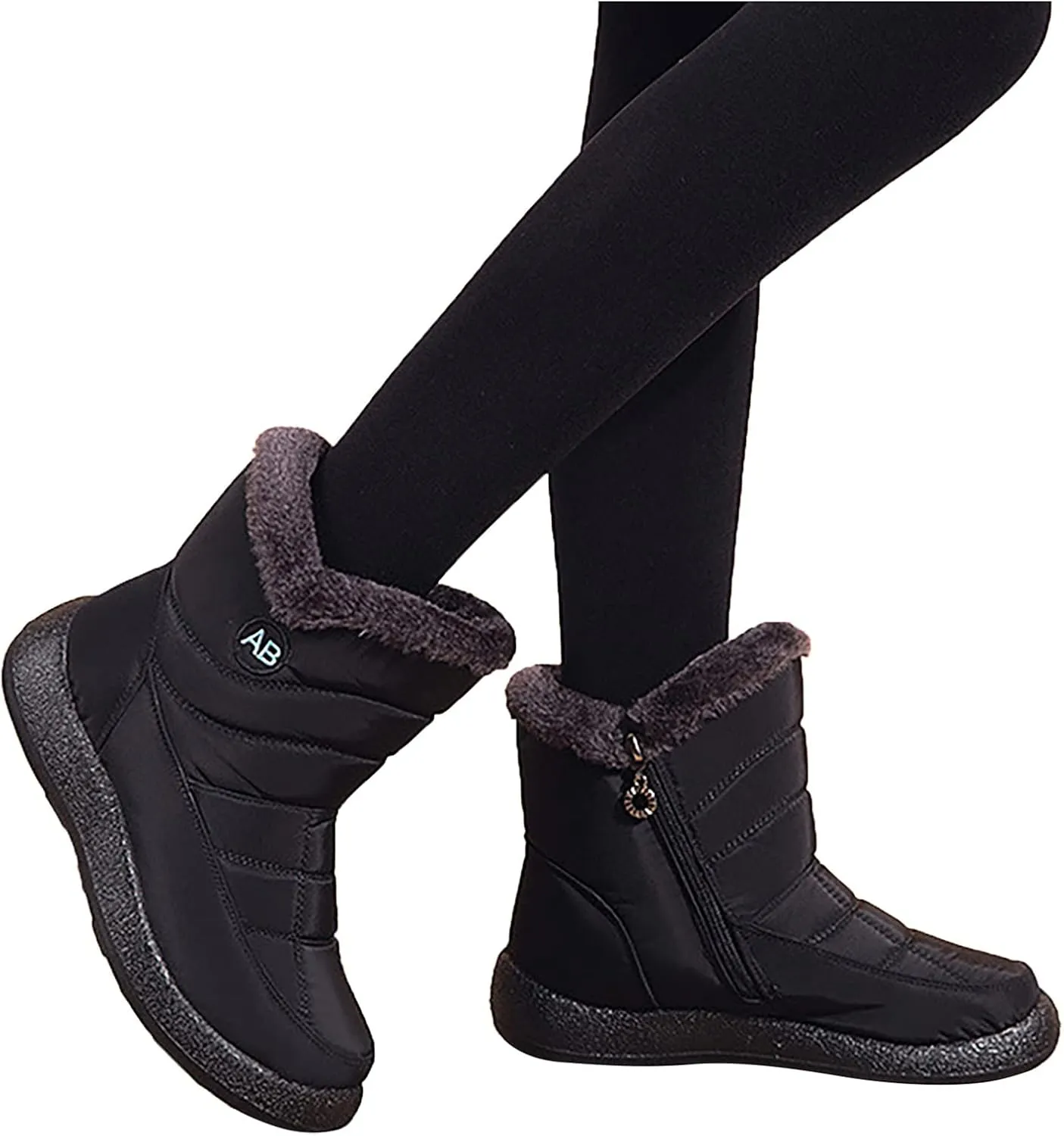 Snow Boots for Women Short Waterproof Winter Boots for Woman Women's Snow Boots Size 12 Tall Winter Boots for Women Wide Calf Botas De Vestir Para Invierno Mujeres