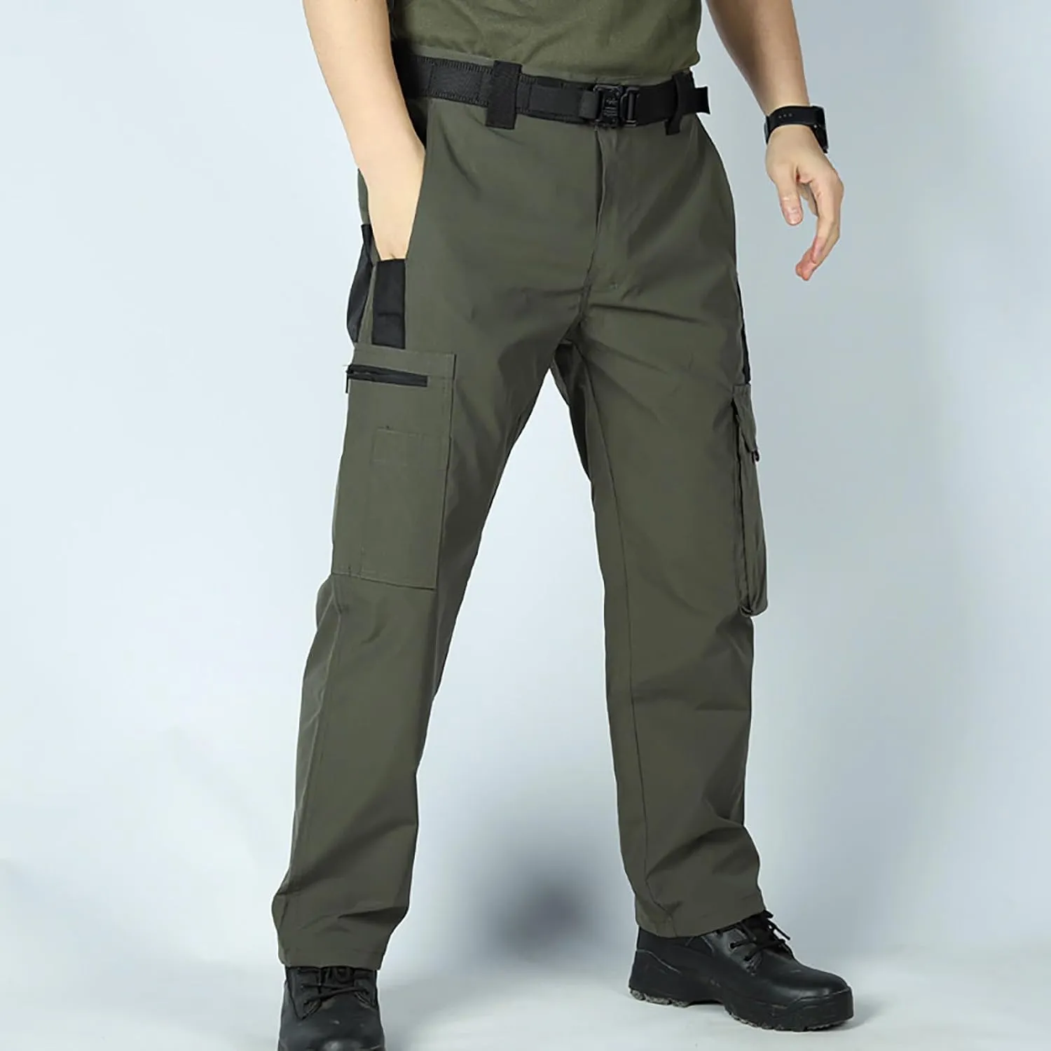 Tactical Pants for Men Stretch Ripstop Waterproof Quick Dry Cargo Hiking Pants Comfy Work Pant Travel with Pockets