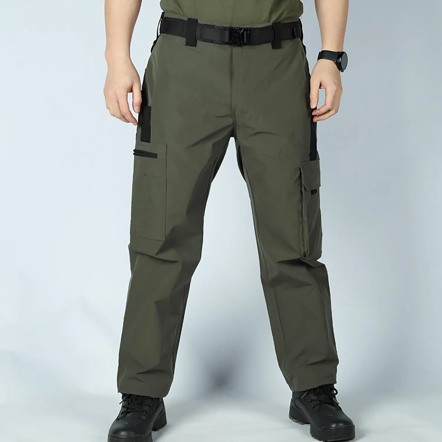 Tactical Pants for Men Stretch Ripstop Waterproof Quick Dry Cargo Hiking Pants Comfy Work Pant Travel with Pockets