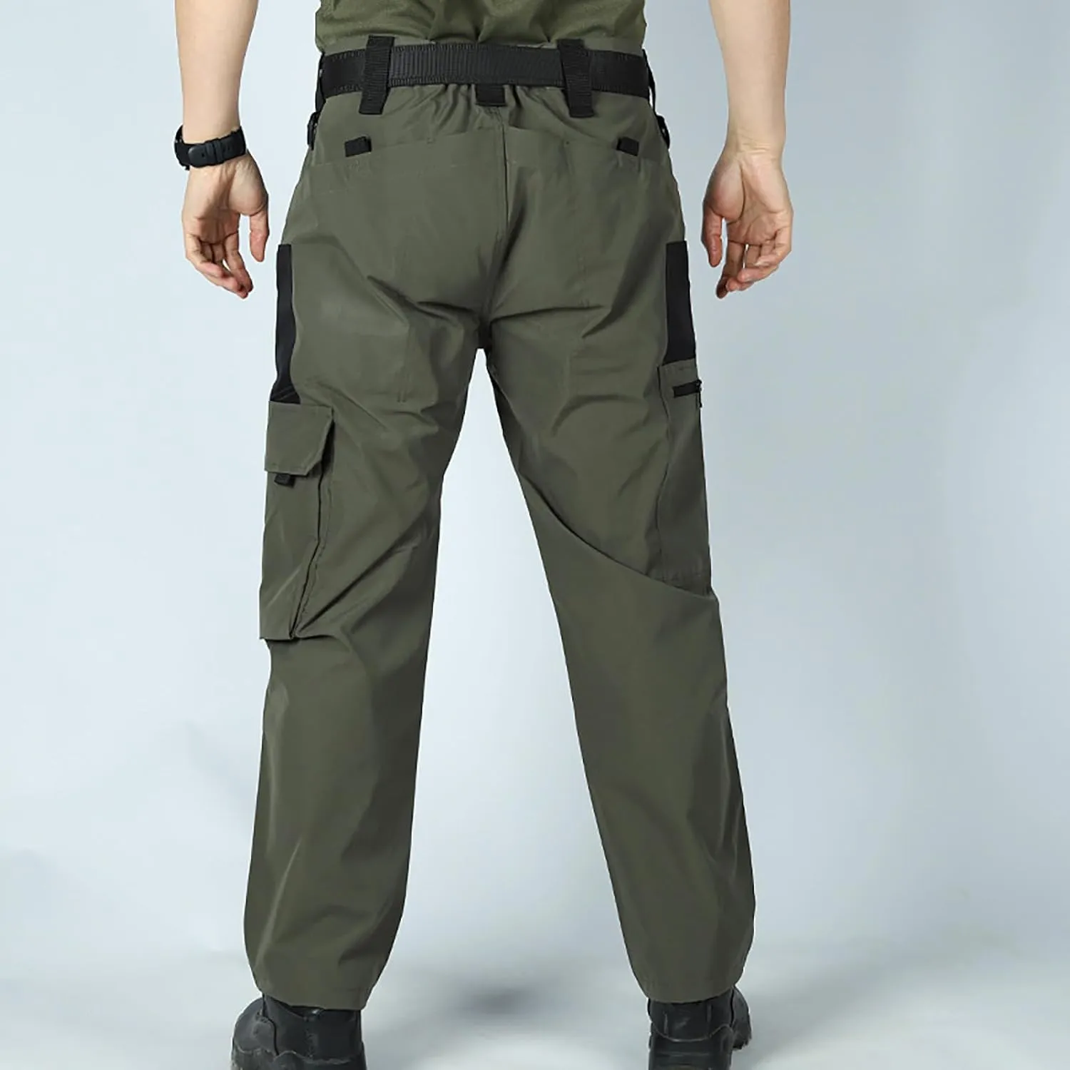 Tactical Pants for Men Stretch Ripstop Waterproof Quick Dry Cargo Hiking Pants Comfy Work Pant Travel with Pockets
