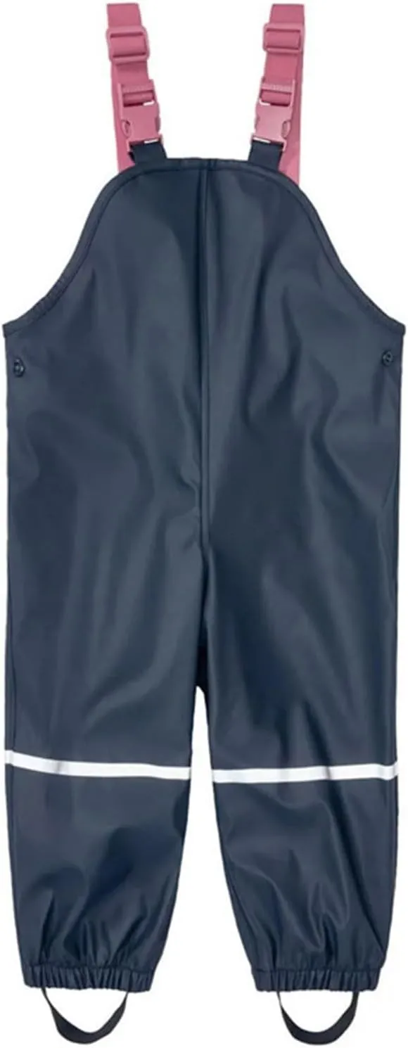 Toddler Rain Pants Waterproof Insulated Solid Outdoor Rain Jumpsuit Pant Boys Girls Casual Trousers Rainwear