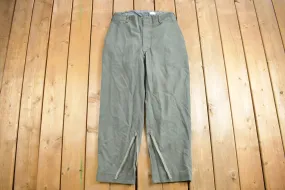 Vintage 1950s Type E-1C Military Trousers Size 31 x 28 / Flying Trouser Liner / Streetwear Fashion / Bottoms / Utility Pocket / True Vintage