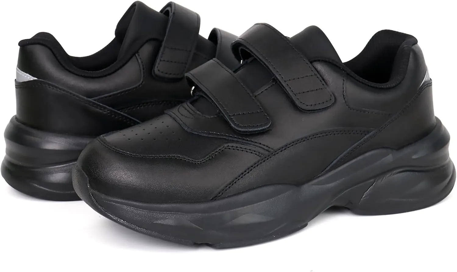 Women Diabetic Leather Shoes Orthopedic Walking Shoes Wide Toe Box Shoes