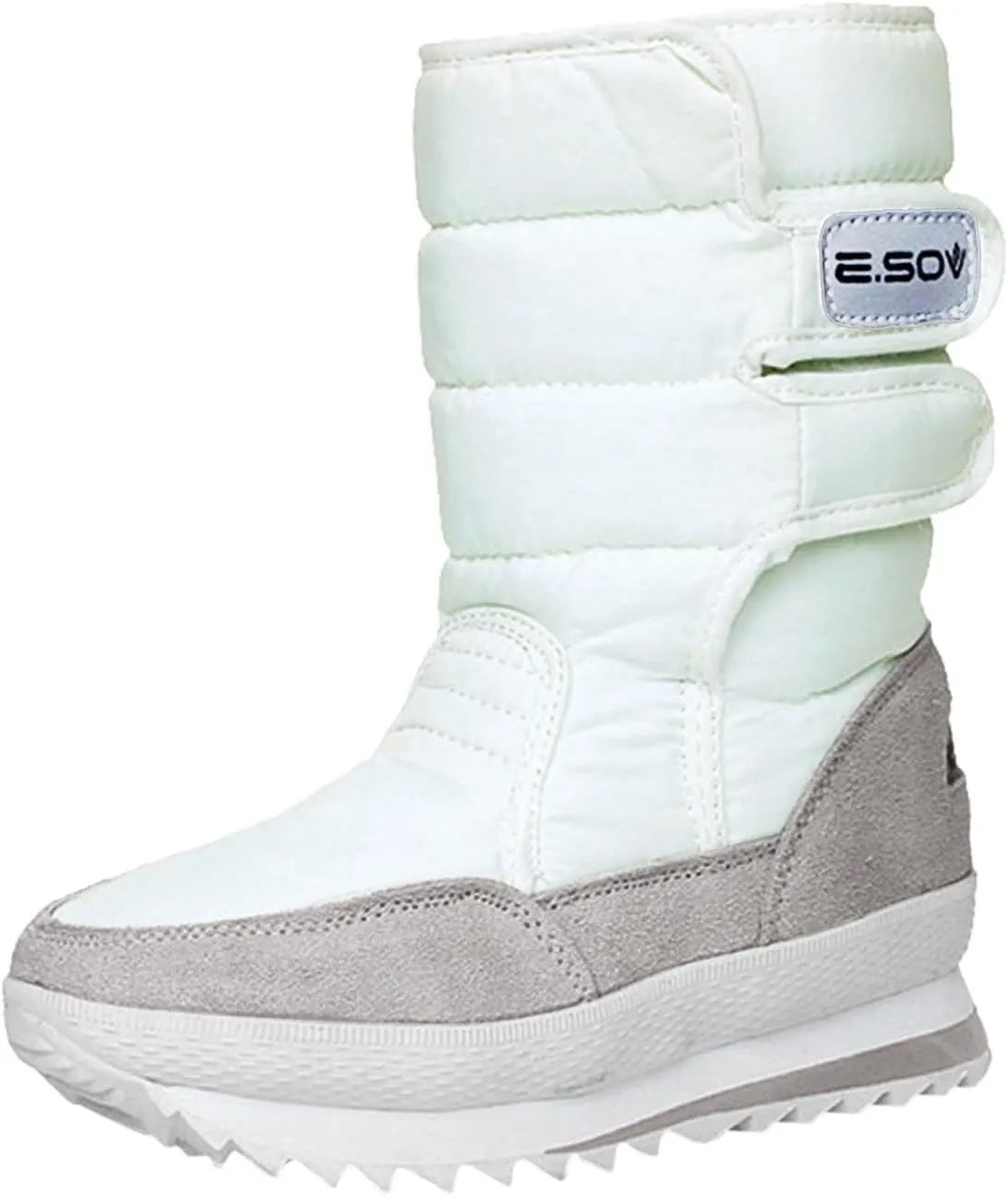 Womens Snow Boots Size 7.5 Wide Women's Snow Boots Winter Waterproof Furry Women's Wide Calf Comfortable Winter Knee High Riding Boots Women's Winter Boots Botas Termicas Para Mujer Frio Y Agua